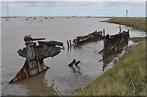 TM4249 : Former Thames Barge by Ashley Dace