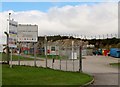 The main entrance to the Aughnagun Landfill Site