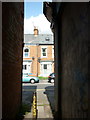 A footpath leading to De Grey Street