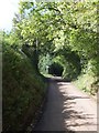 A tunnel-like lane to Keepers Cross