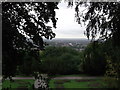 View over the Rose Garden, Castle Wood