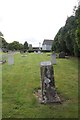 Pillar in the cemetery