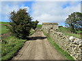 Track leading North from Heyshaw