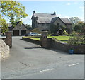 Y Pant Farm farmhouse north of Llanellen