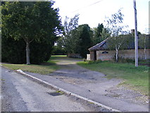 TM4479 : The Entrance to Church Farm by Geographer
