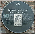 King Charles Steps plaque, Brecon