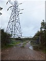 Pylon beside Saundercroft Road