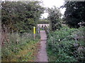 Footbridge across the River Chelmer on the Flitch Way