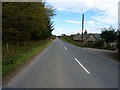 One of the many long straight stretches of the A 920