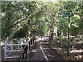 Green Chain Walk junction on Elmstead Lane