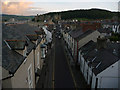 View along Berry Street from the town walls, Conwy