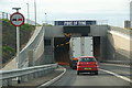 Entering the Tyne Tunnel from the north