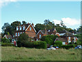 Houses above Lordshill Common