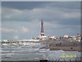 Blackpool and choppy seas