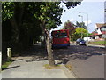 326 bus stopping on Lyonsdown Road, Barnet