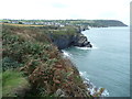 On the coast path approaching Aberporth