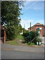 A public footpath on Main Street, Wawne