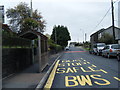 A4119 looking east at Groes-faen