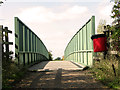 Footbridge over the A11 road