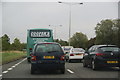 Queuing traffic on the A19