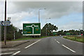 A27 at the turning for Fontwell village