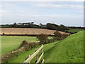 Farmland and disused farmhouse on the Sheepland Road