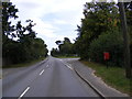 TM2949 : B1083 Woodbridge Road & Wilford Common Postbox by Geographer