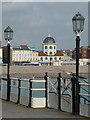 Worthing: the Dome from the end of the pier