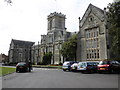 Entrance drive, Queens College, Taunton