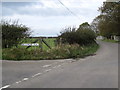 The junction of Church Road and Crossmore Road at Dunsfort