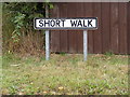 Short Walk sign