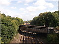 Railway bridge over a railway, Brockley