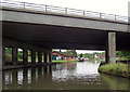 M56 bridge across the Bridgewater Canal near Preston Brook, Cheshire