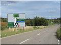 The A6 / A14 junction west of Rothwell