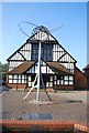 Village sign and Village Hall