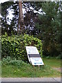 Trust Hall, Shottisham sign