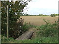 Footbridge And Footpath Sign