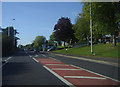 The A5 passing the Holiday Inn, Markyate