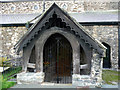 SH7877 : North Porch - Church of St Mary and All Saints, Conwy by Phil Champion