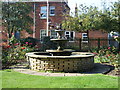 Fountain in park, Filey