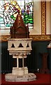 St John the Baptist, Crondall Street, Hoxton - Font