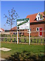 TM3444 : Bushey Park sign by Geographer