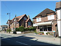 Looking across the High Street towards "The Village Florists"