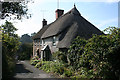 Holbeton: cottages at Mothecombe