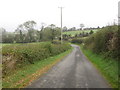 The Tobercorran Road north of the Down Council