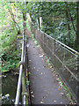 Thurlstone - footbridge on Leapings Lane to Saville Lane footpath