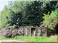 Old railway goods van near Netherbury