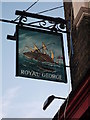 Royal George Pub Sign, Deptford