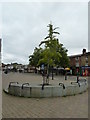 Circular concrete structure in the High Street