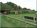 Edge of car park for the Honeysuckle Lane Openspace